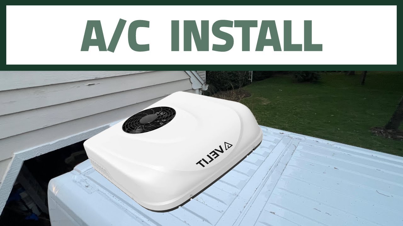 Vanlife Air Conditioning unit install (VELIT) || Ram Promaster Conversion