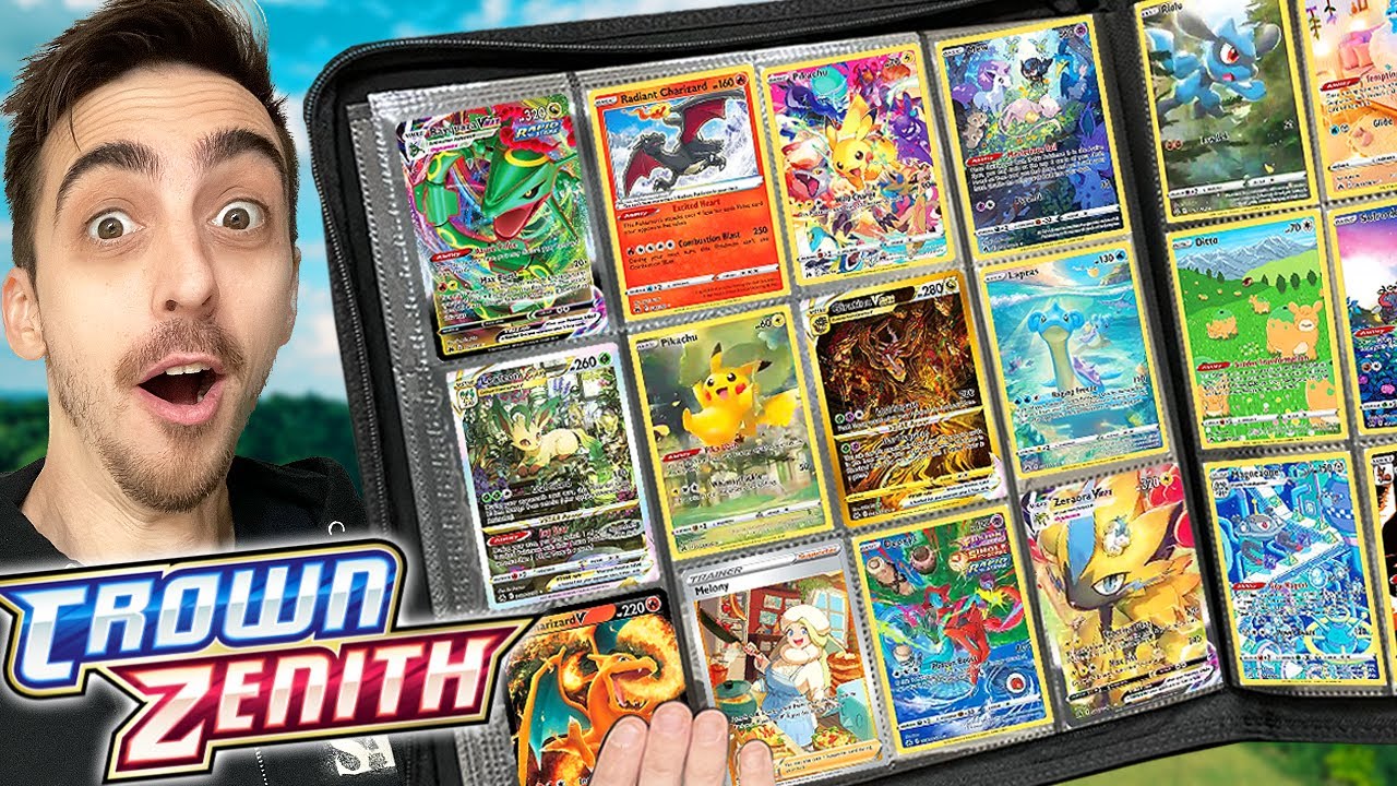 My Crown Zenith Binder after 70 Packs!