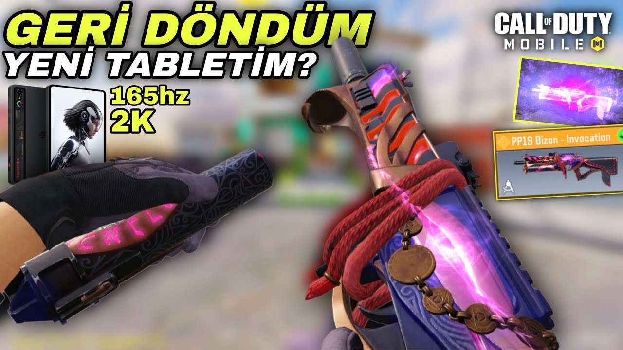 GERİ DÖNDÜM! YENİ 144 FPS TABLETİM!! 😱 BU OYUNA NELER NOLMUŞ? | COD MOBİLE SEZON 9