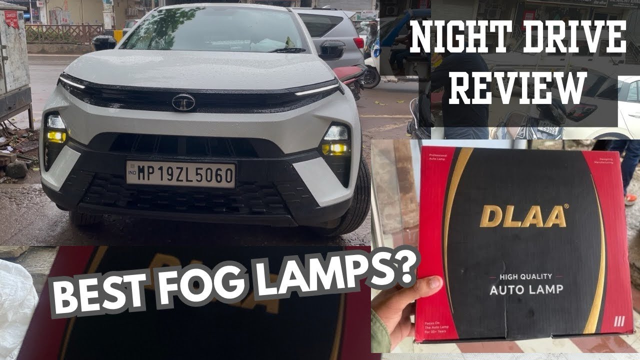 Tata Nexon DLAA Fog Lamps 🔥Installation & Night Test | Worth the Upgrade?