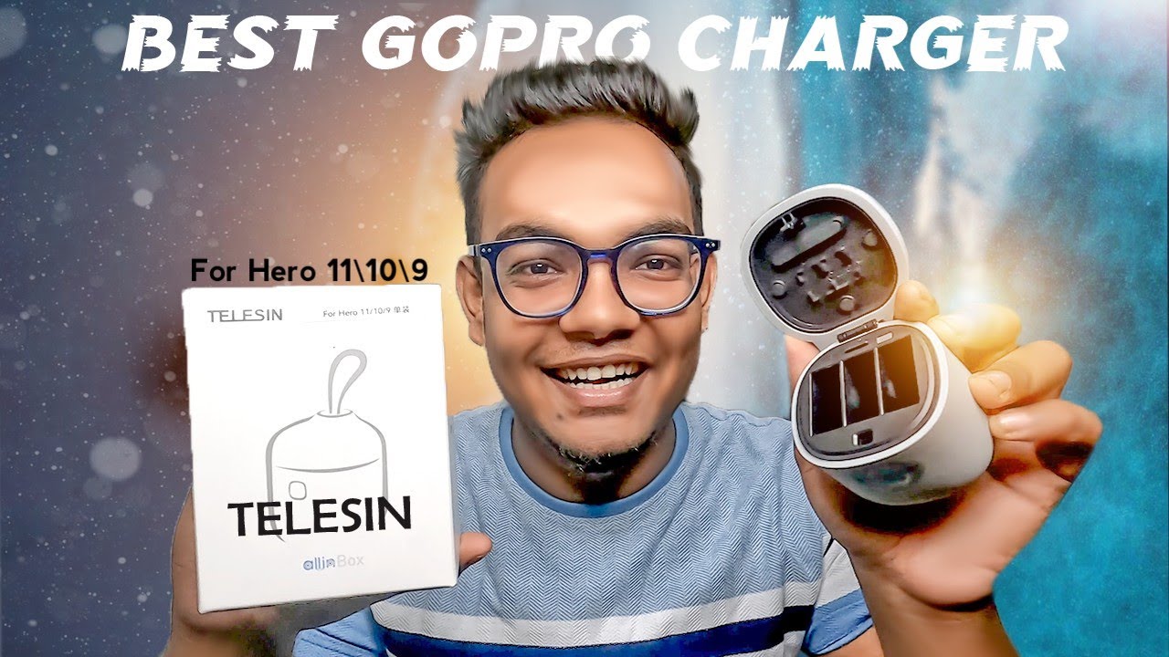 TELESIN Allinbox Best GoPro Battery Charger | for GoPro Hero 11/10/9