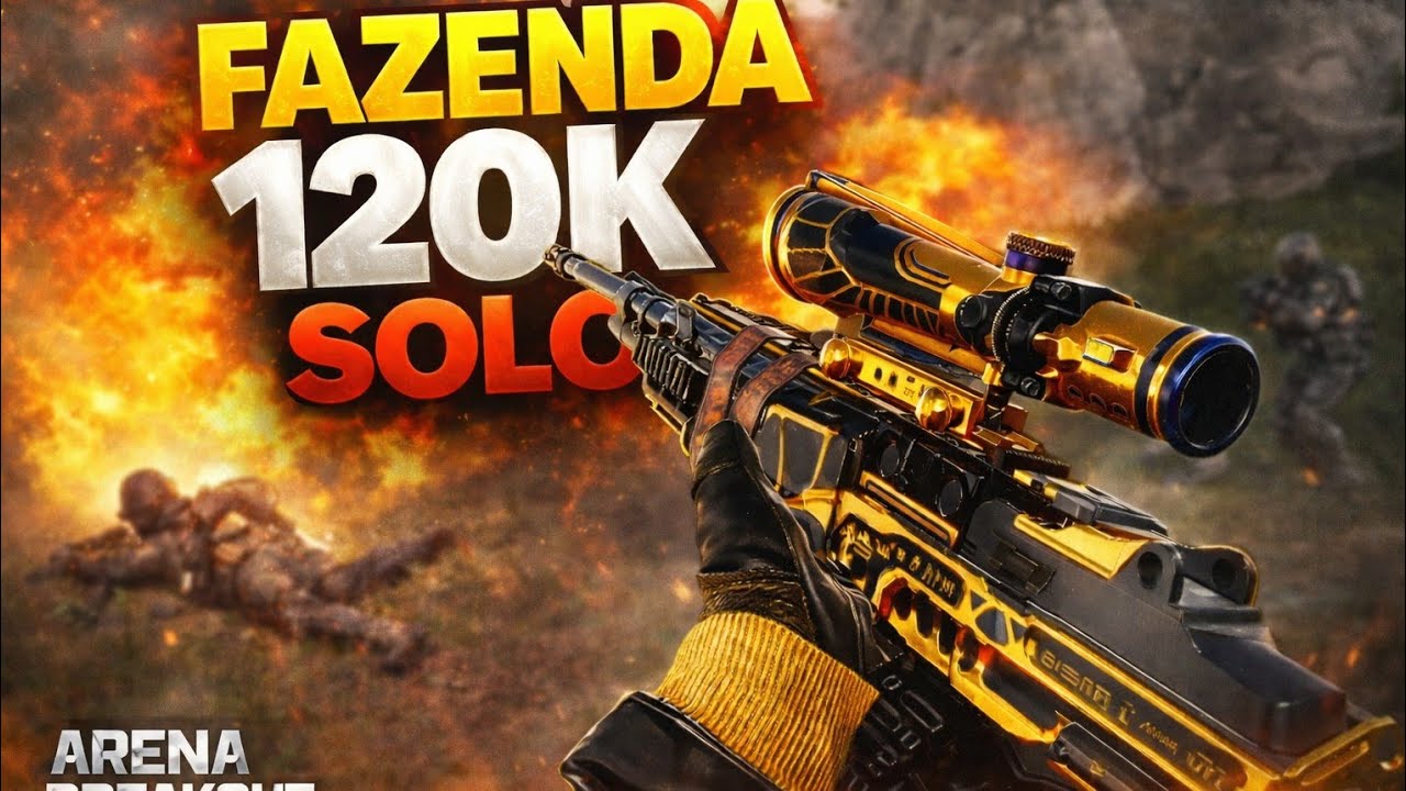 SOLO É MUITO DIFÍCIL, MAIS.... – PACIÊNCIA É O SEGREDO! 🔫Arena breakout mobile