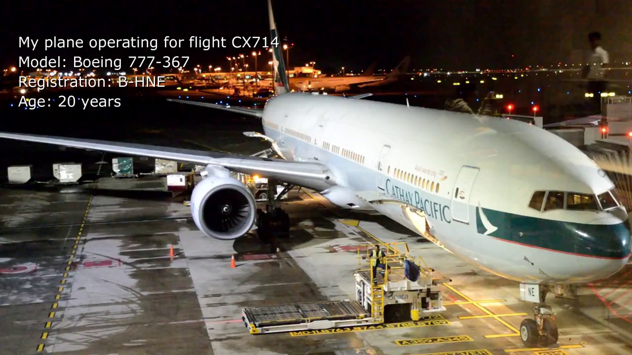 *Flightreport* Cathay Pacific CX714 Singapore - Hong Kong Boeing 777-300 (Regional Economy Class)