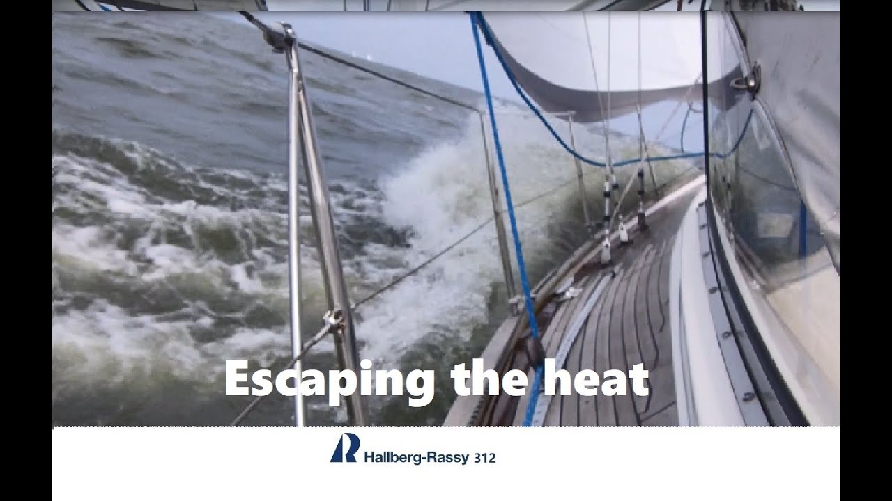 Hallberg Rassy 312 Ontsnappen aan de hitte, zeilen Markermeer 01-09-2024