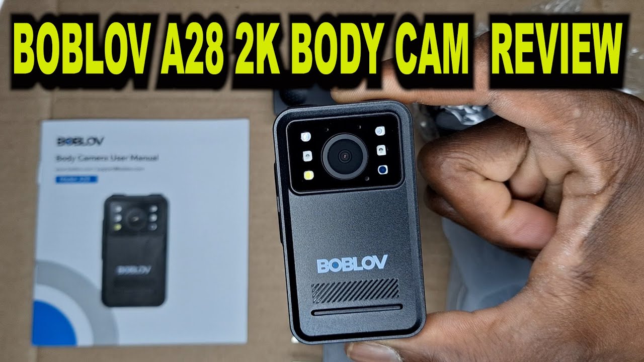 BOBLOV A28 2K BODY CAM UNBOXING, REVIEW & TEST FOOTAGE (30625)