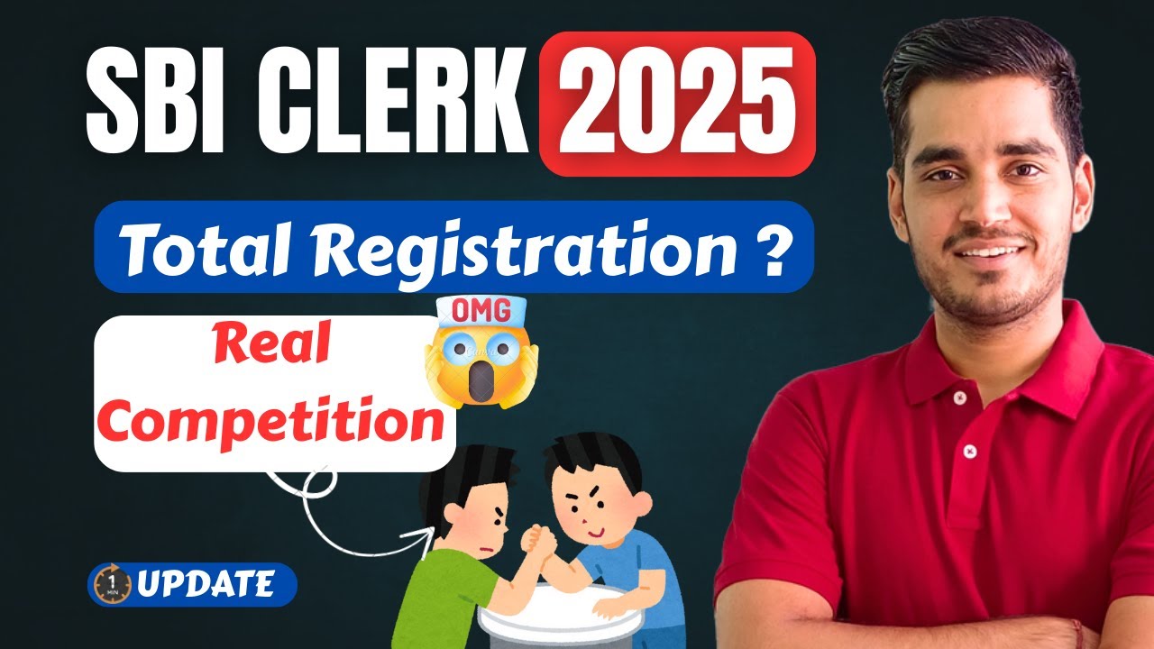 &ldquo;SBI Clerk 2025: Total Registrations Out | Record-Breaking Numbers&rdquo;
