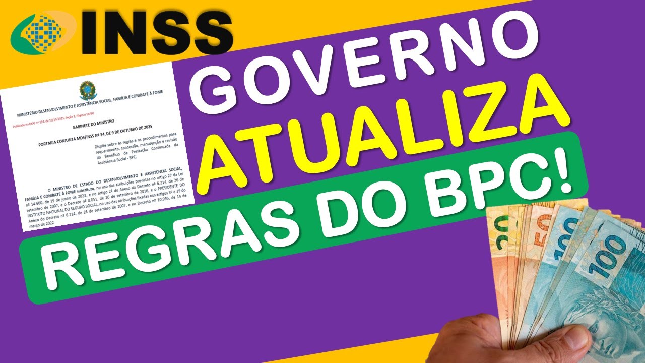 BPC MUDOU: NOVA RENDA PER CAPTA, CADASTRO E REGRAS PARA APROVAÇÃO RÁPIDA