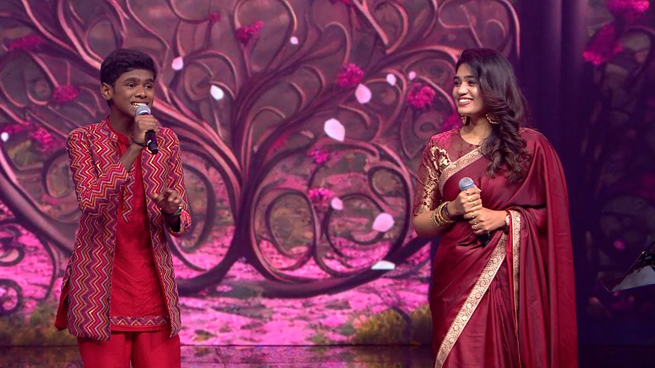 En Jannal Nilavuku Ennachu Song by #Sarvesh #Srinisha 🎶🔥👌 | Endrendrum Captain | SuperSingerJunior10