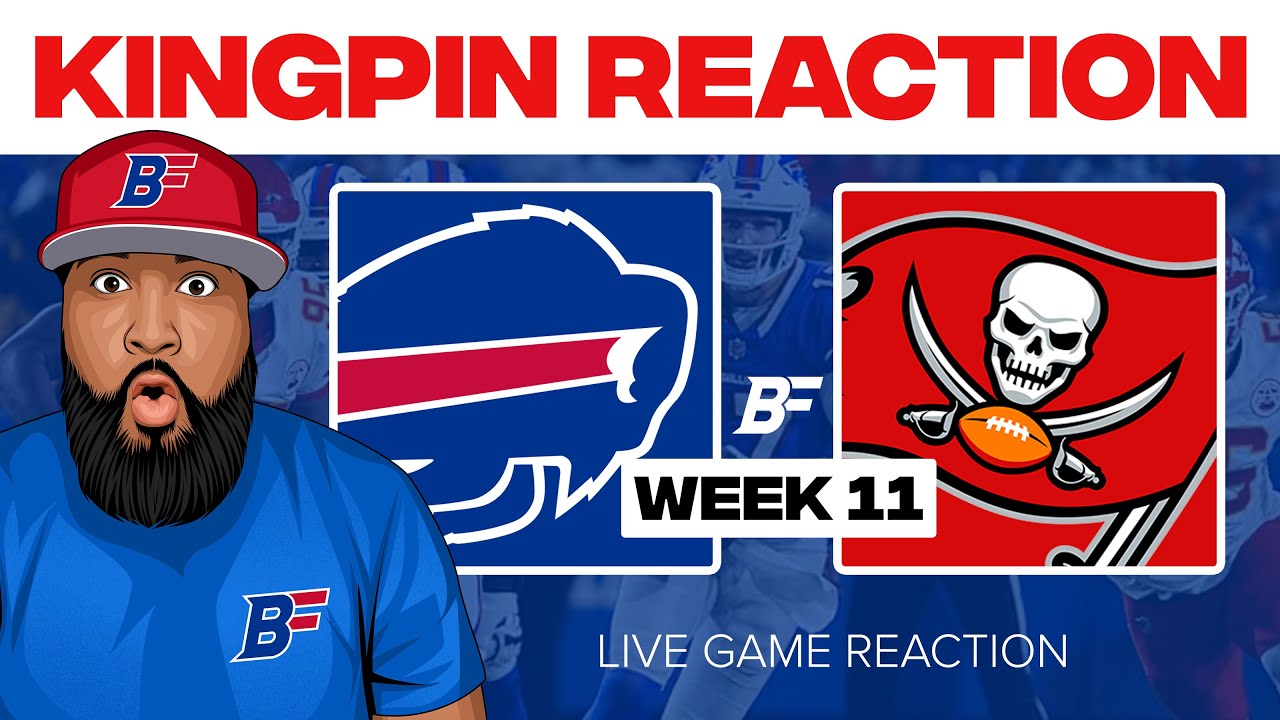 WEEK 11 FAN REACTION - Buffalo Bills vs Tampa Bay Buccaneers 🔥 LIVE PLAY BY PLAY