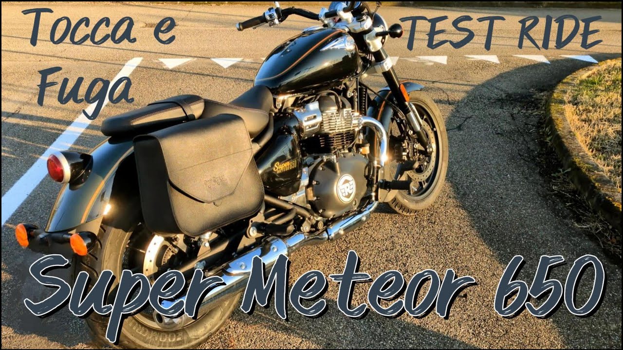 🔥 Tocca e Fuga: Royal Enfield Super Meteor 650 – Test Ride e Prime Sensazioni!