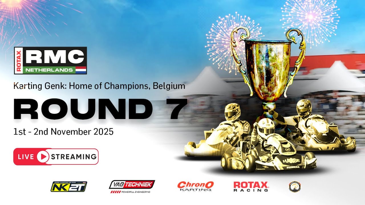 Round 7: Dutch Championship Rotax & KZ2/Master 2025 - Karting Genk