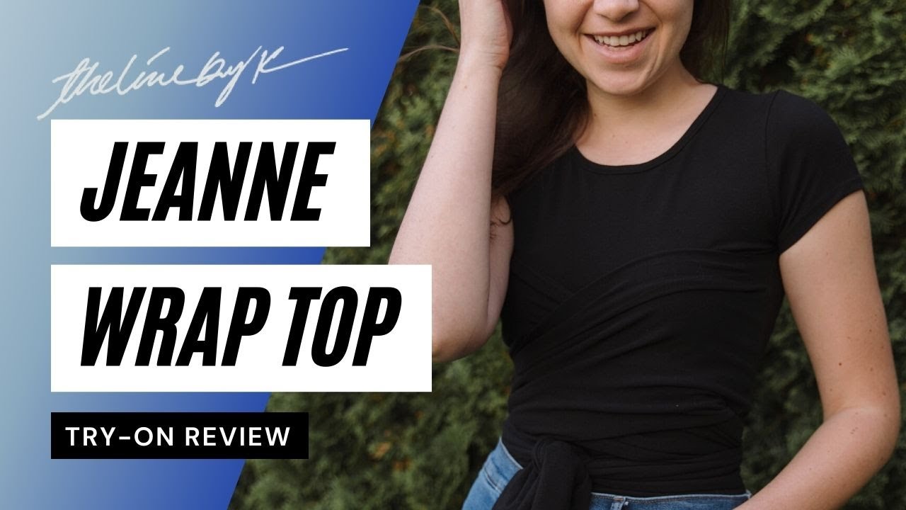 The Line By K Jeanne Wrap Top Review | The Lobby