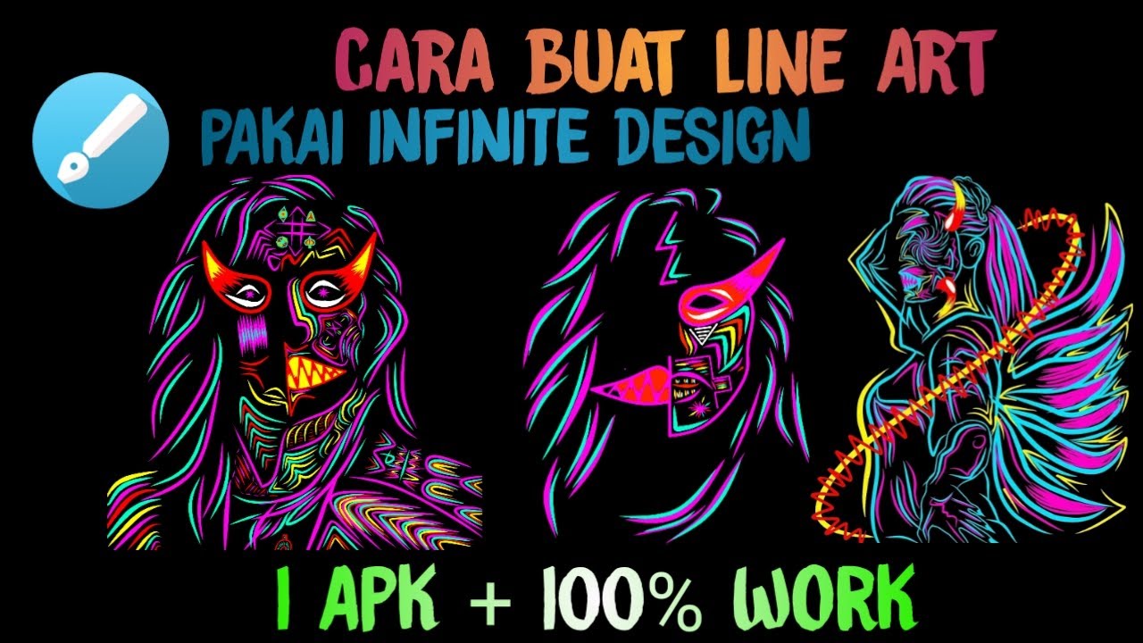 Cara Membuat LINE ART Bagi Pemula || Infinite Design