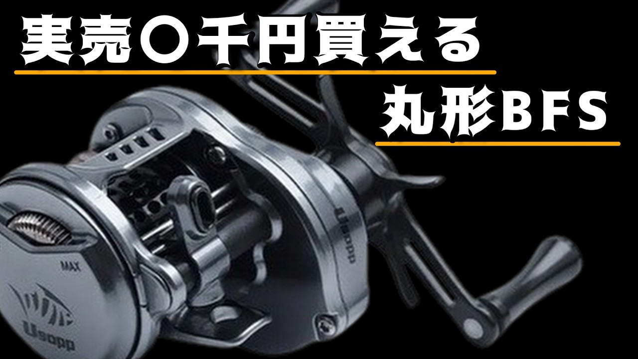 【箱出しで使える完成度!!】2025最新中華BFSリール待望の丸型安価機を検証するぞ！【LEYDUN　USOPP】