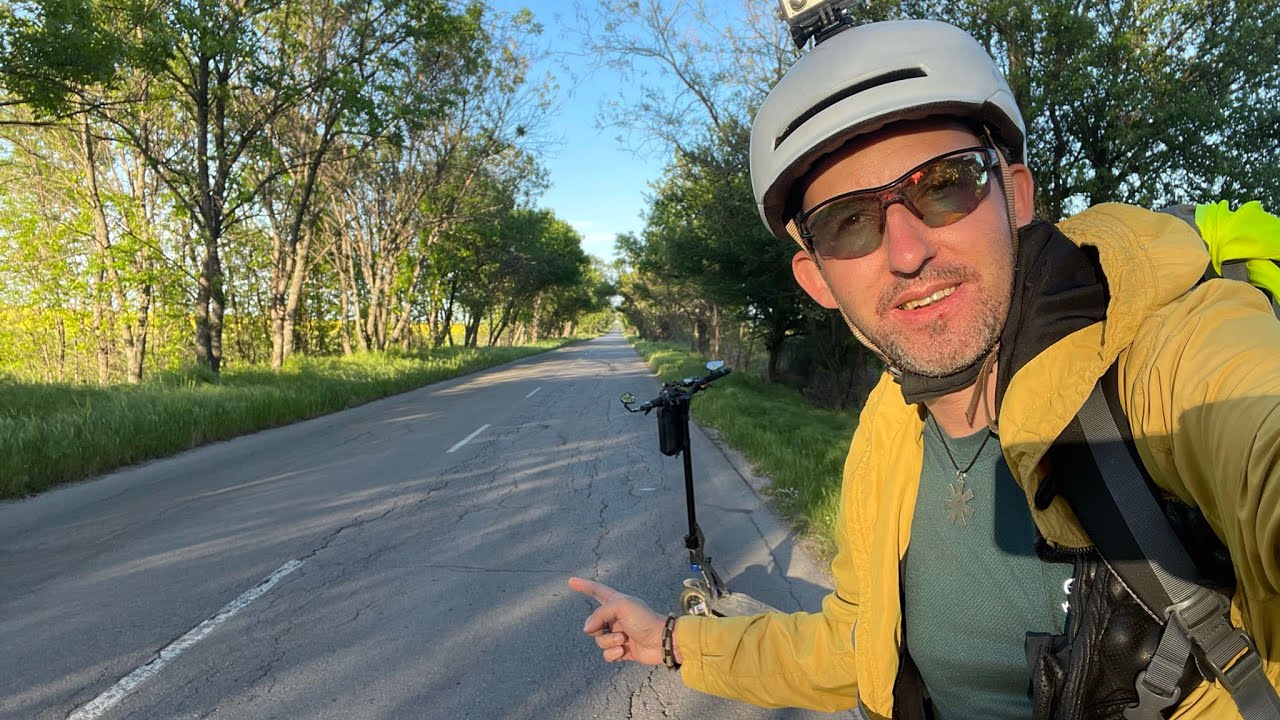 130 km across Bulgaria in one day 🇧🇬 Across Bulgaria on an E-Scooter Day 4