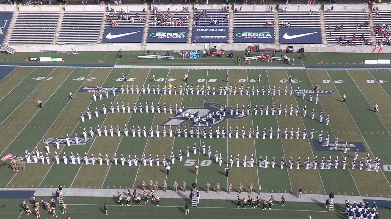 9-11-21 University of Akron Marching Band PreGame Show