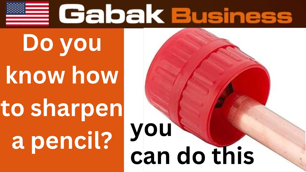 how to use  Reamer and Deburring Tool Kit for copper pipes? - Gabriel Barrandeguy - Gabak Business
