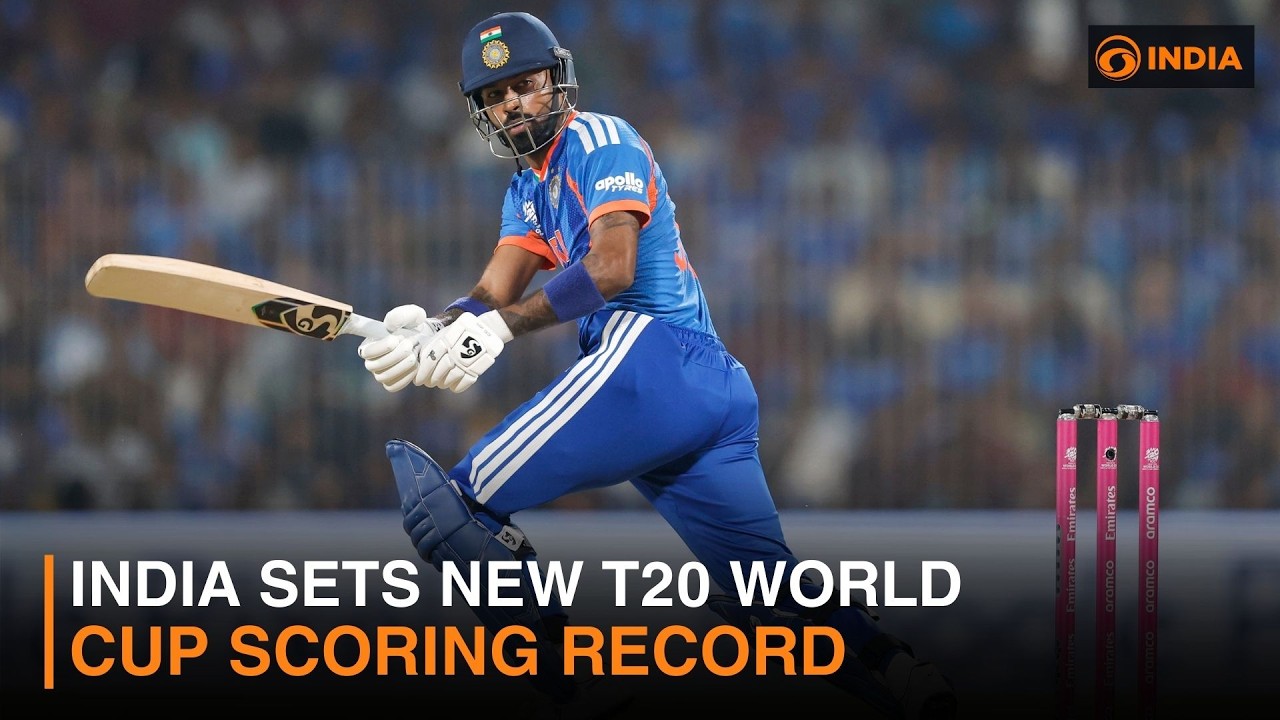 India Sets New T20 World Cup Scoring Record
