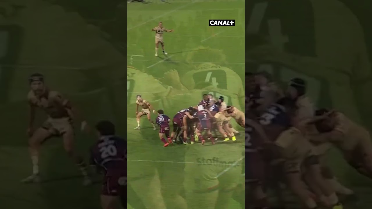 L'ESSAI MAGISTAL DE BIELLE-BIARREY 🤯 #shorts #UBB #rugby #top14