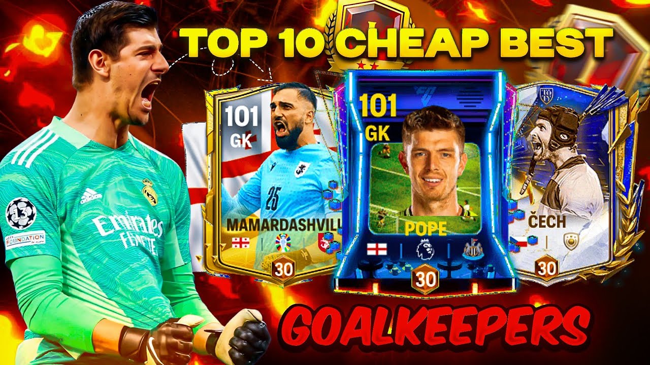 ТОП 1️⃣0️⃣ ЛУЧШИХ ДЕШЕВЫХ ВРАТАРЕЙ В FC MOBILE 🖐️🥅