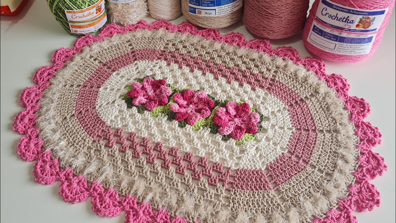 🌸TAPETE MEL | ESSE TAPETE &Eacute; O QUERIDINHO DO MOMENTO | V&Iacute;DEO AULA🎥