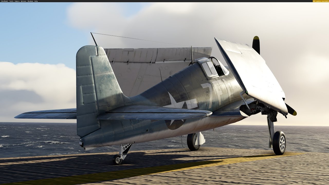 MSFS - F6F Hellcat - Launch, Recovery & Stow - USS Lexington