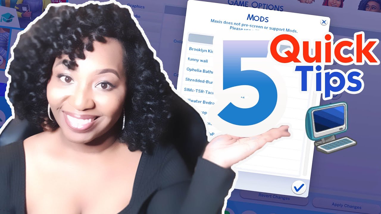 How To Start Your Game Faster💨 & Fix Lag🛠 | 5 TIPS in 5 Minutes Or Less 🕔| The Sims 4 Mods