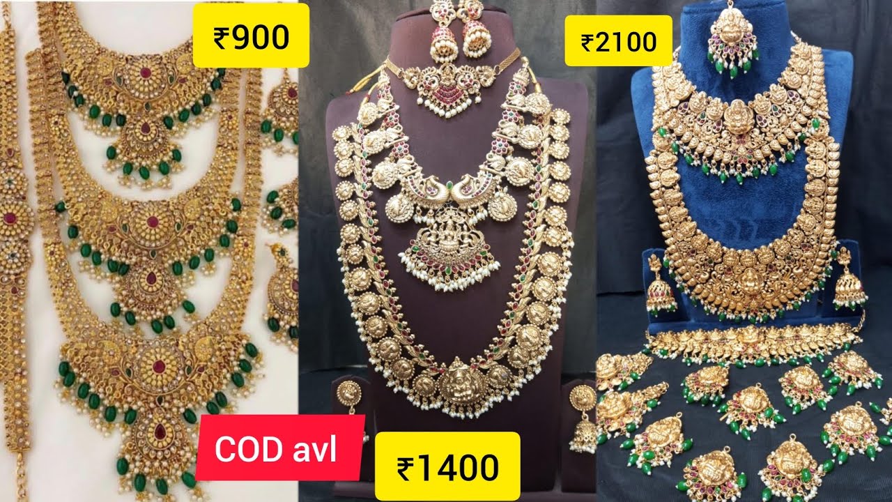South Indian Bridal Jewellery Set | Cash On Delivery available | Full Bridal Jewellery Set|@pcpk87