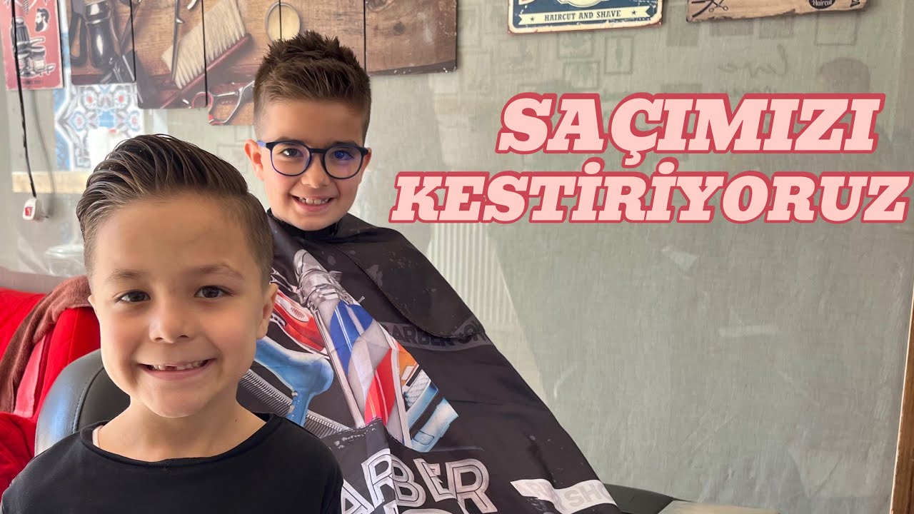 SAÇLARIMIZI KESTİRİYORUZ !! Devran ile Onur Vlog