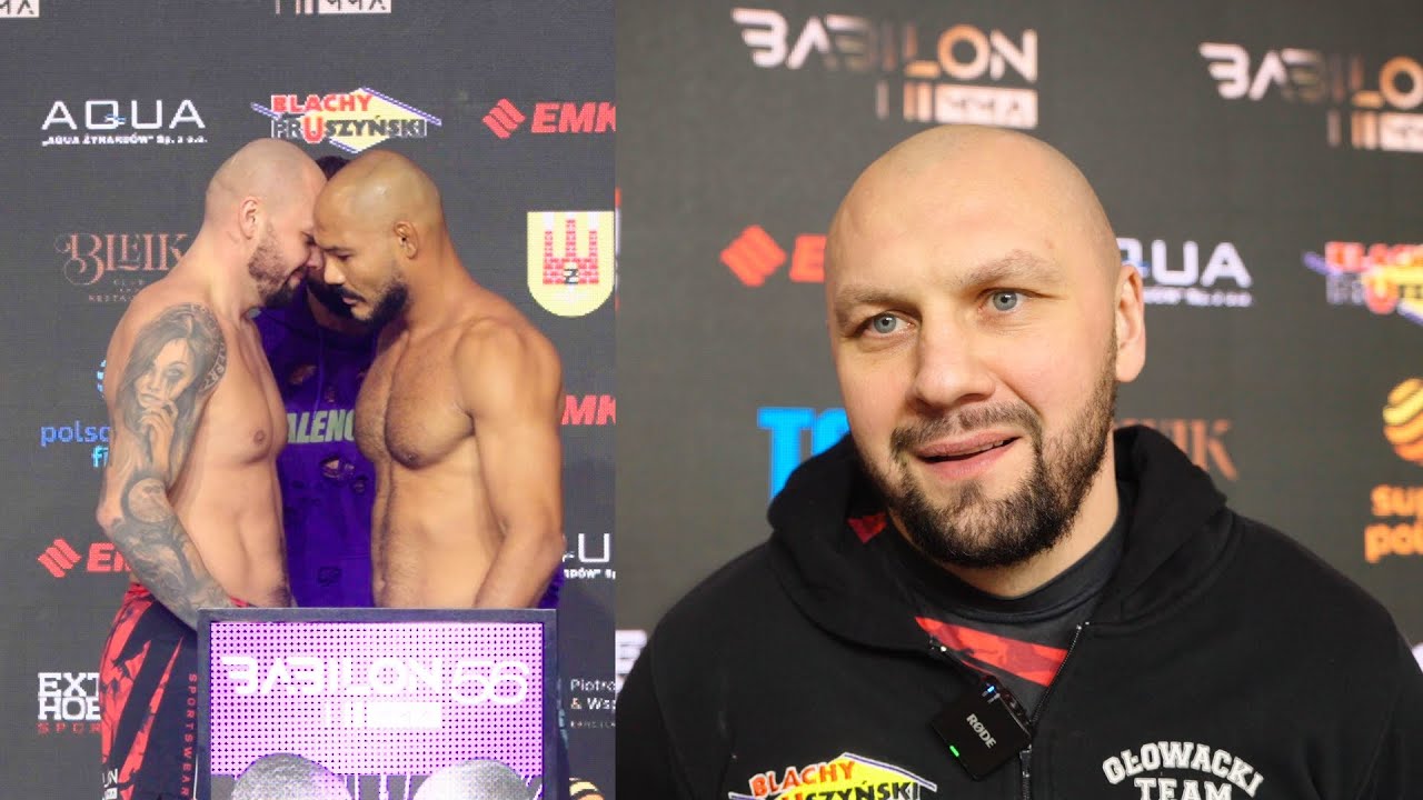 Głowacki przed walką o prowokacji Silvy, Damianie Knybie, karierze MMA