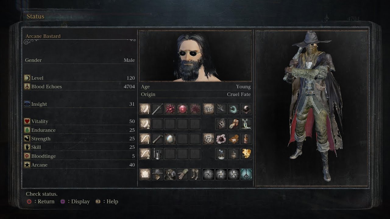 Bloodborne - Holy Moonlight Greatsword Build