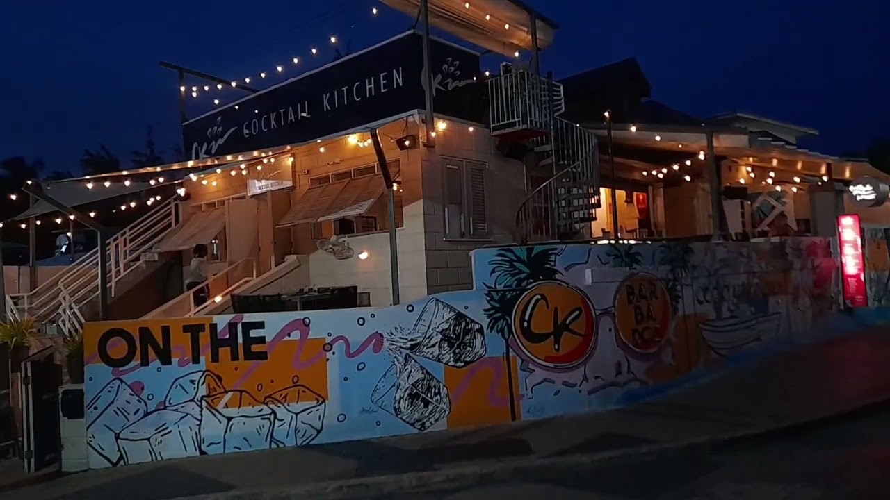 A Night Walk Through St. Lawrence Gap In Christ Church Barbados🇧🇧