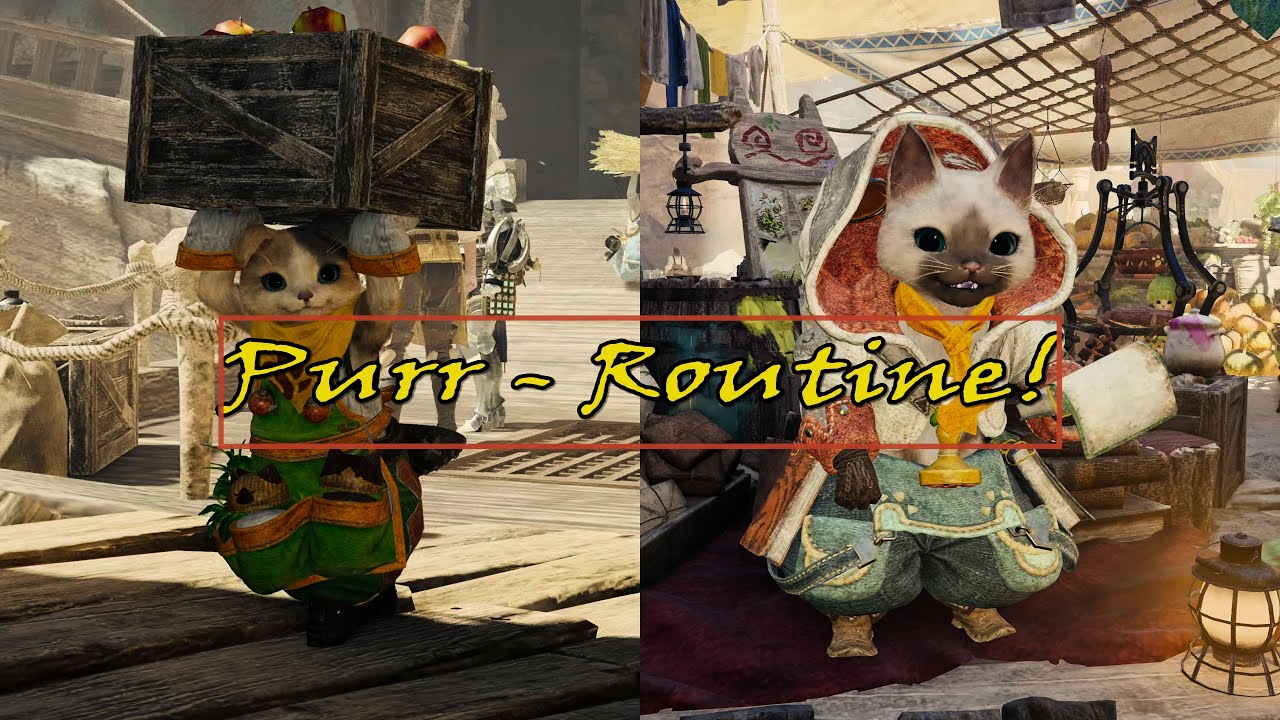 MHWilds [😸 Purr-Routine] Base Camp