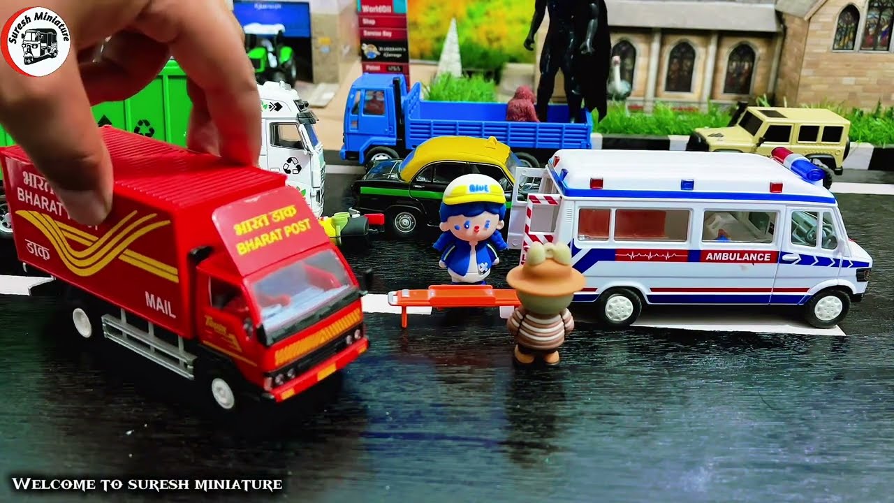 DIY Accident हो गया 😱🚑 || Mini Scale 1:67 Cartoon Short Movie 📷|| Sureshminiature || #car #diecast 