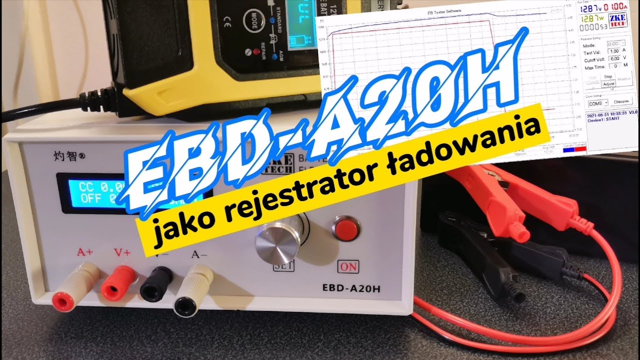 EBD-A20H jako rejestrator ładowania