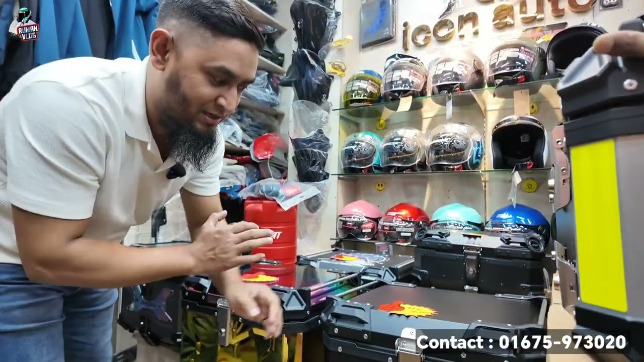 🔥 2026 NEW COLLECTION  রাইডারদের সবচেয়ে জনপ্রিয় ও প্রিমিয়াম টপ বক্স ব্র্যান্ড MJW এখন Icon Auto তে!