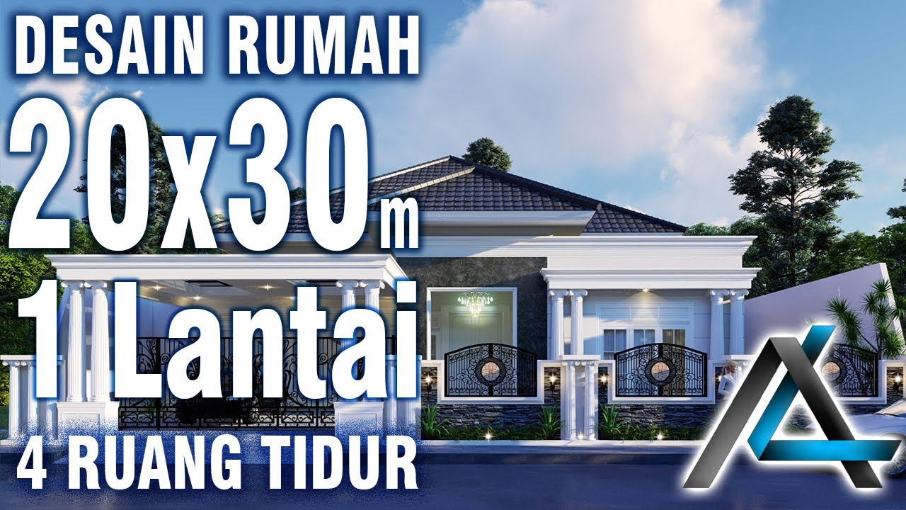 DESAIN RUMAH 20x30meter I Jakarta Barat – ANIMASI DESAIN RUMAH KLASIK MEWAH #jasaarsitek #jasadesain