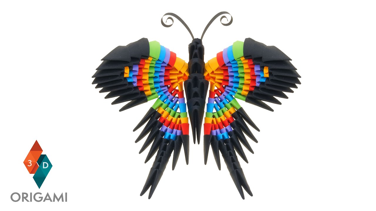 3D Origami - Butterfly - Tutorial