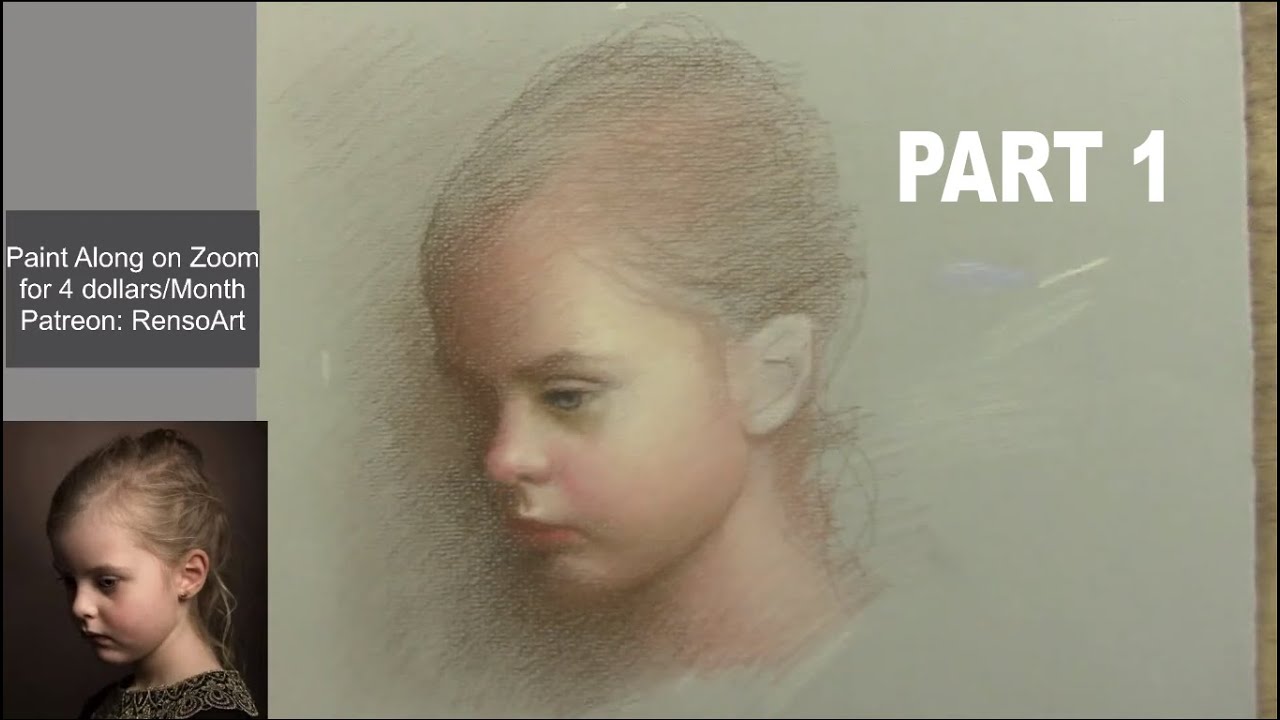 Discovering The Power Of Pastel Pencils In Portrait Art - Part 1