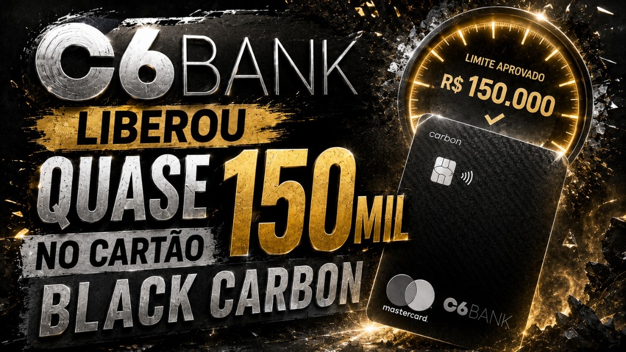 🔥⚫(C6 BANK BLACK) O MAIOR LIMITE APROVADO QUE JA VI NA VIDA⚫✅😱