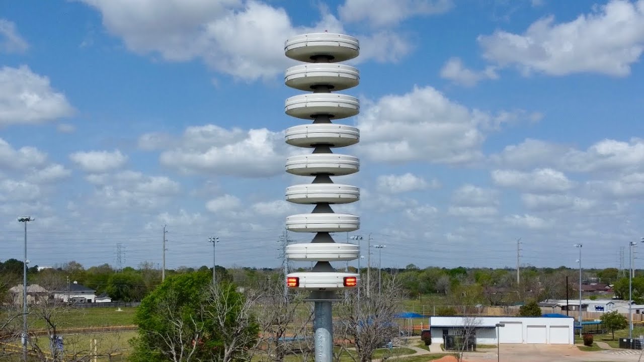 Federal Signal Modulator 8032B Siren Test (Whoop), La Porte, TX