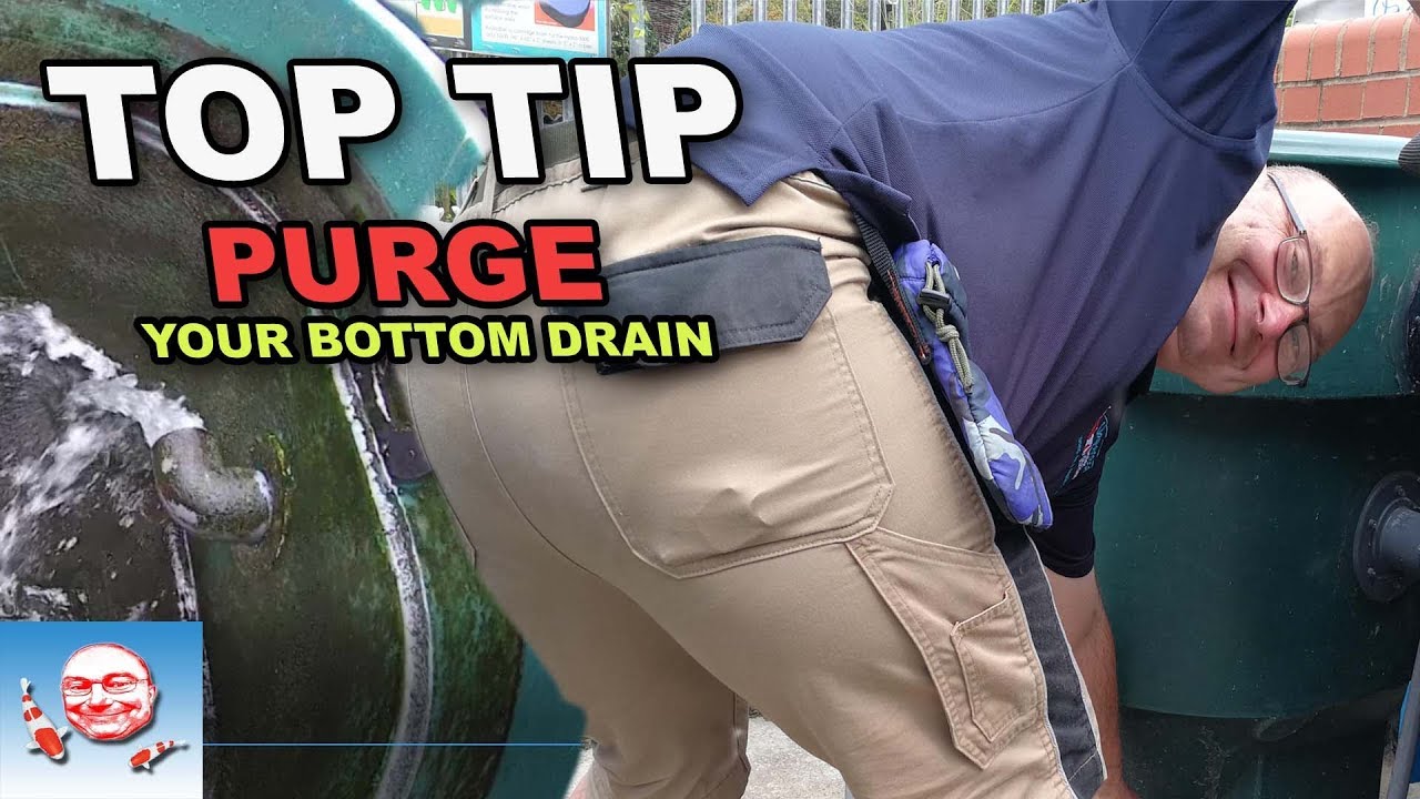 Purge out your bottom drain!