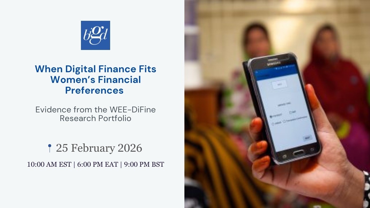 When Digital Finance Fits Women’s Financial Preferences | WEE-DiFine Webinar (Feb 25, 2026)