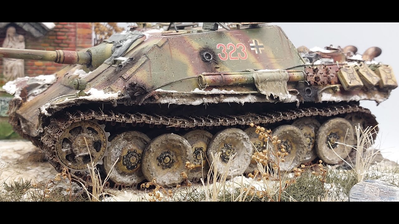 1:35 build a Diorama for the Jagtpanther - Winterdiorama Part I