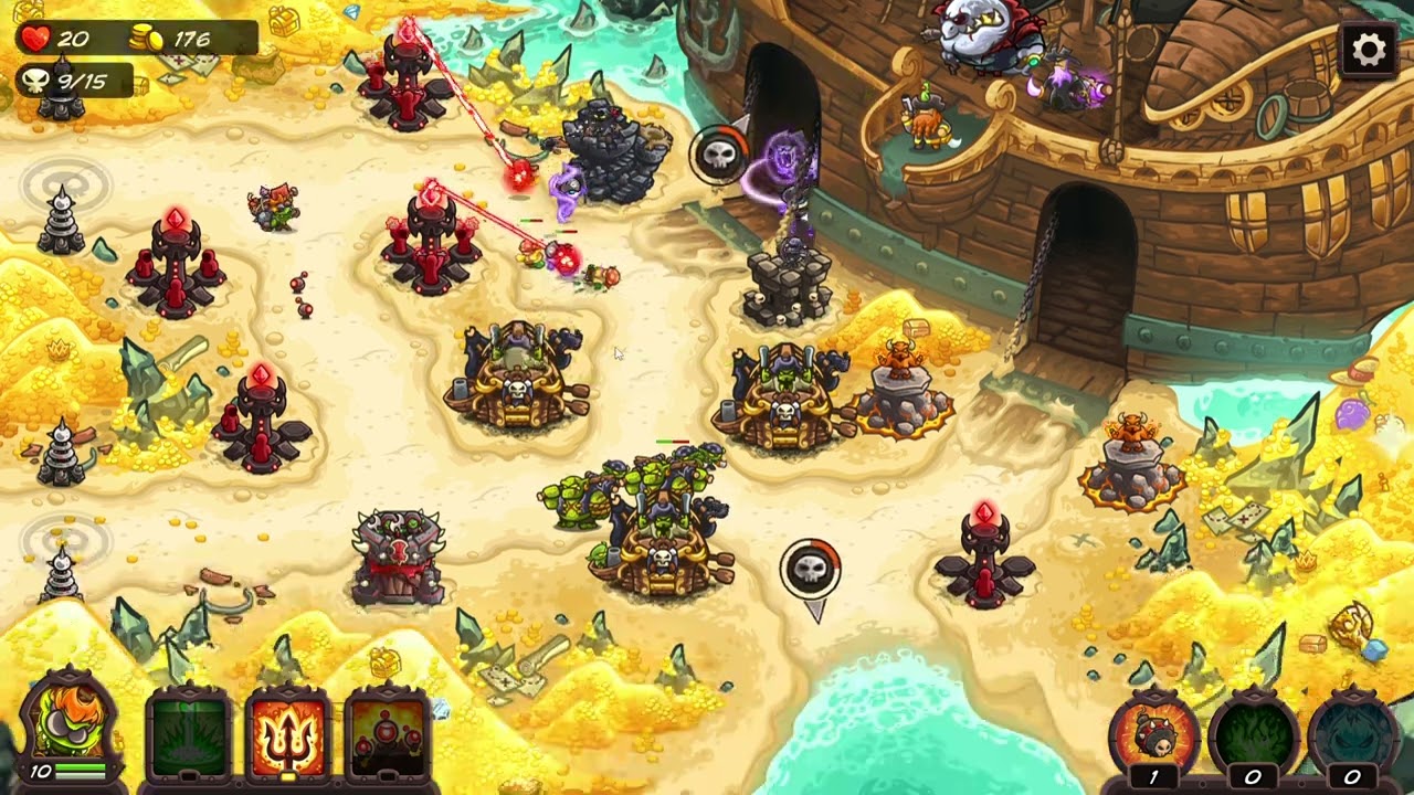 Kingdom Rush Vengeance TD - Treasure Island [CAMPAIGN]