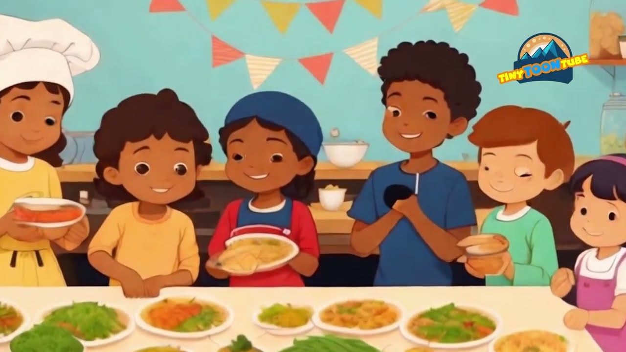 Around the World in 7 Plates: A Global Food Adventure for Kids!