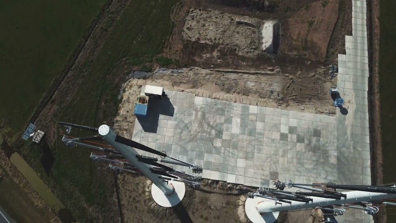 Nieuwe &nbsp;380kV hoogspanningsverbinding Eemshaven- Vierverlaten t.h.v. Huizinge