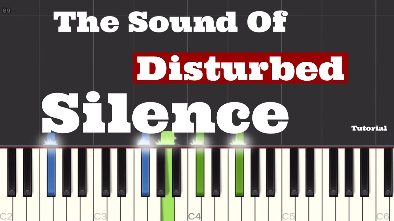 Disturbed - The Sound Of Silence Piano Tutorial