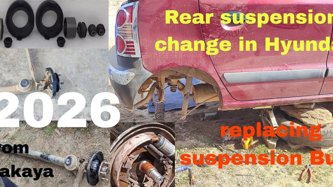 Santro xing Rear Suspension Bush Change.