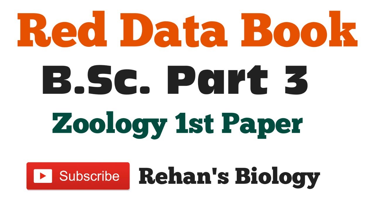 #Red Data Book #IUCN #Conservation methods of Wildlife #Biodiversity #B.Sc. Part 3 #Rehan's Biology